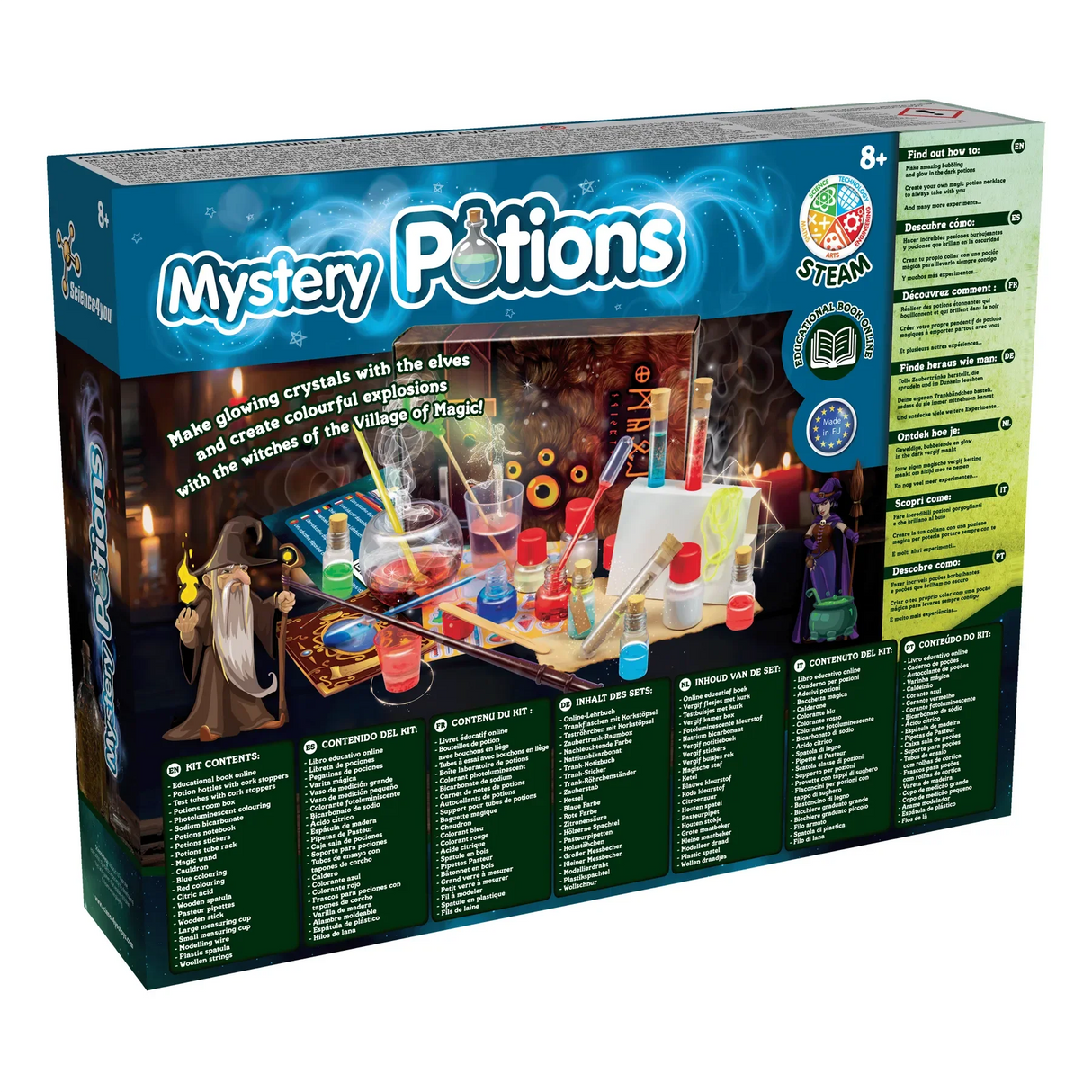 Kit d'expérimentation pour laboratoire de potions magiques