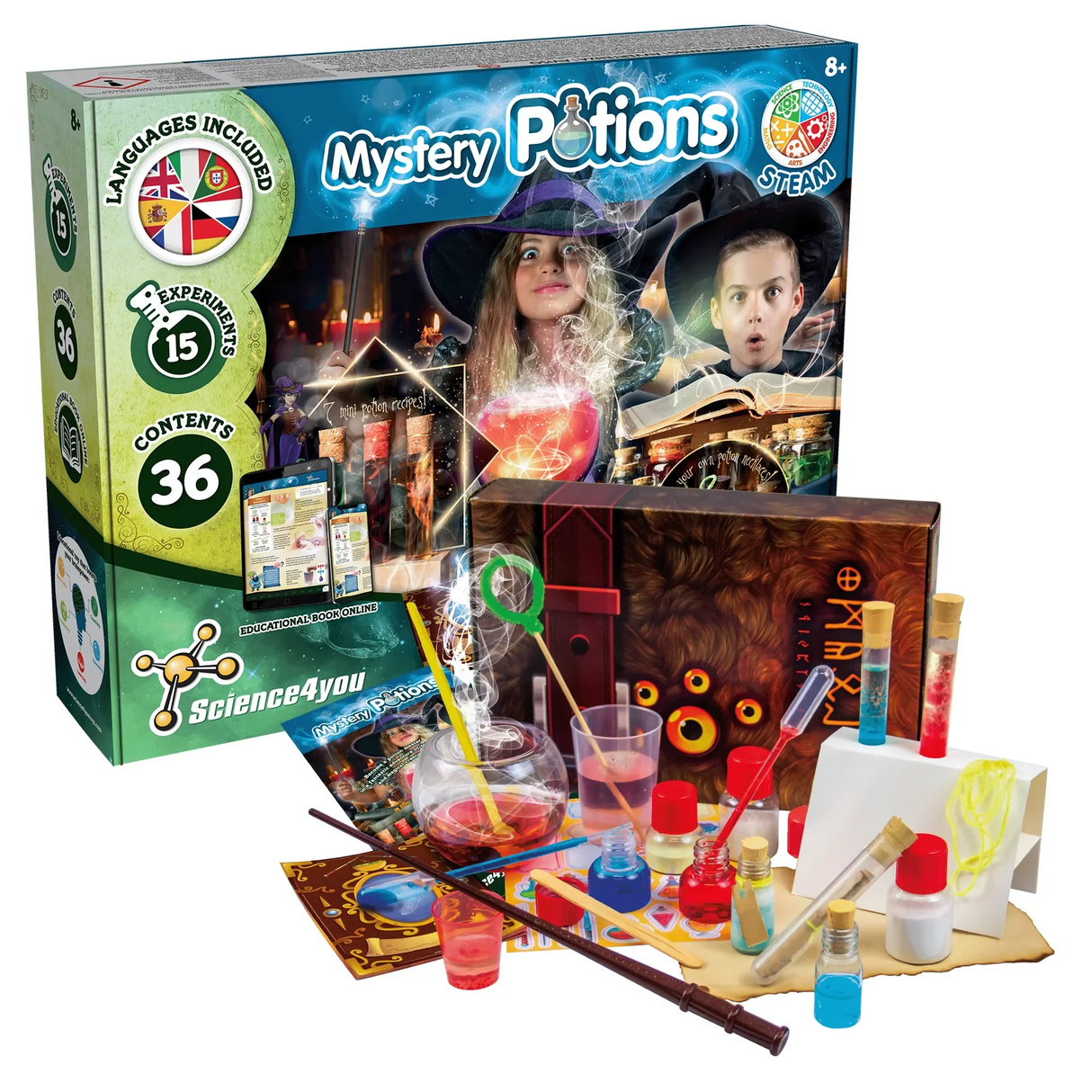 Kit d'expérimentation pour laboratoire de potions magiques