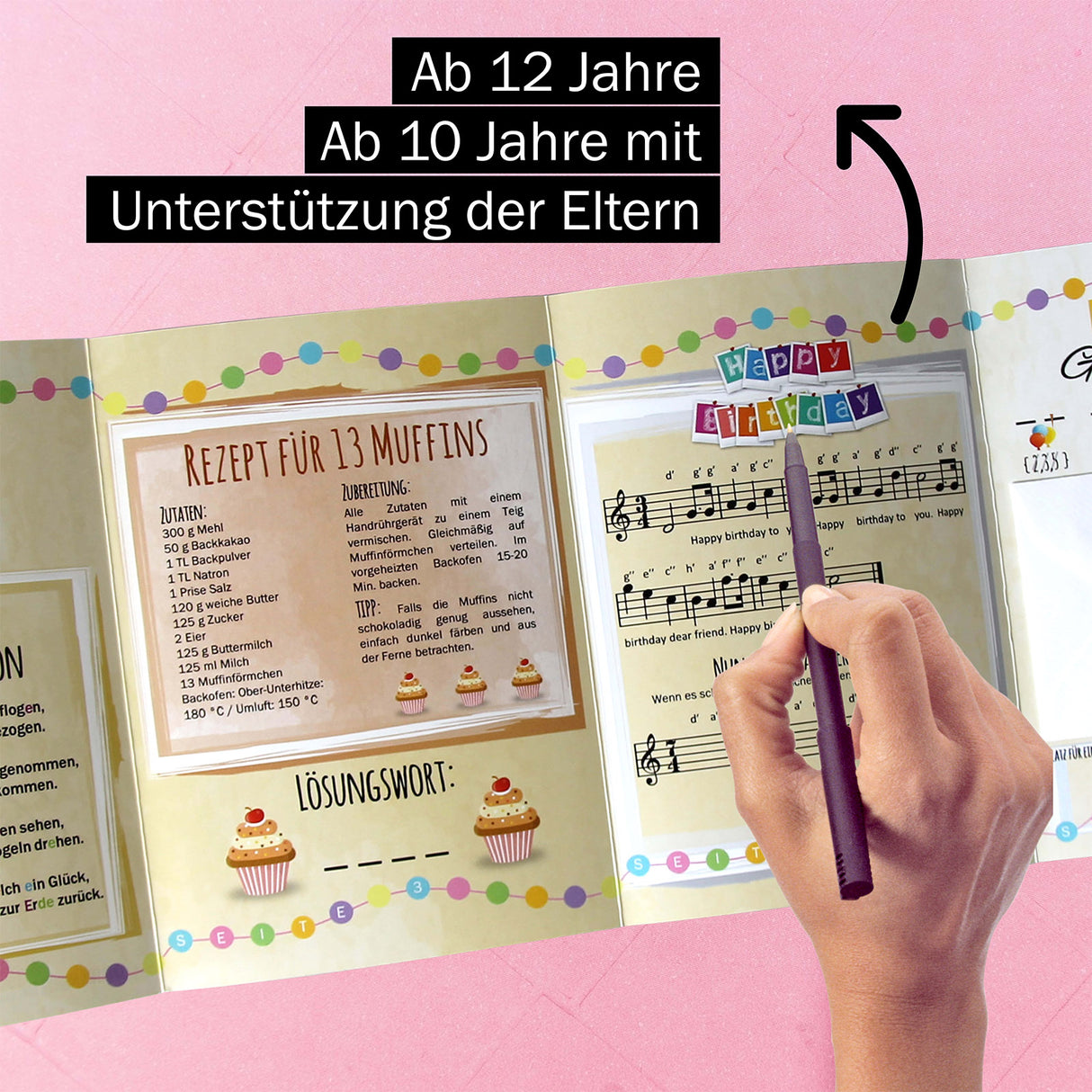 Happy Birthday - Rätselkarte