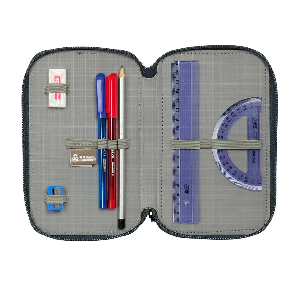 Real Madrid "25/26" - Etui inkl. Stifte, Spitzer und Radiergummi (37 Teile)