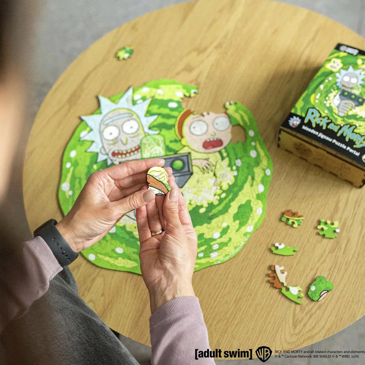 Rick & Morty - Portal (196 Teile) - Holzpuzzle