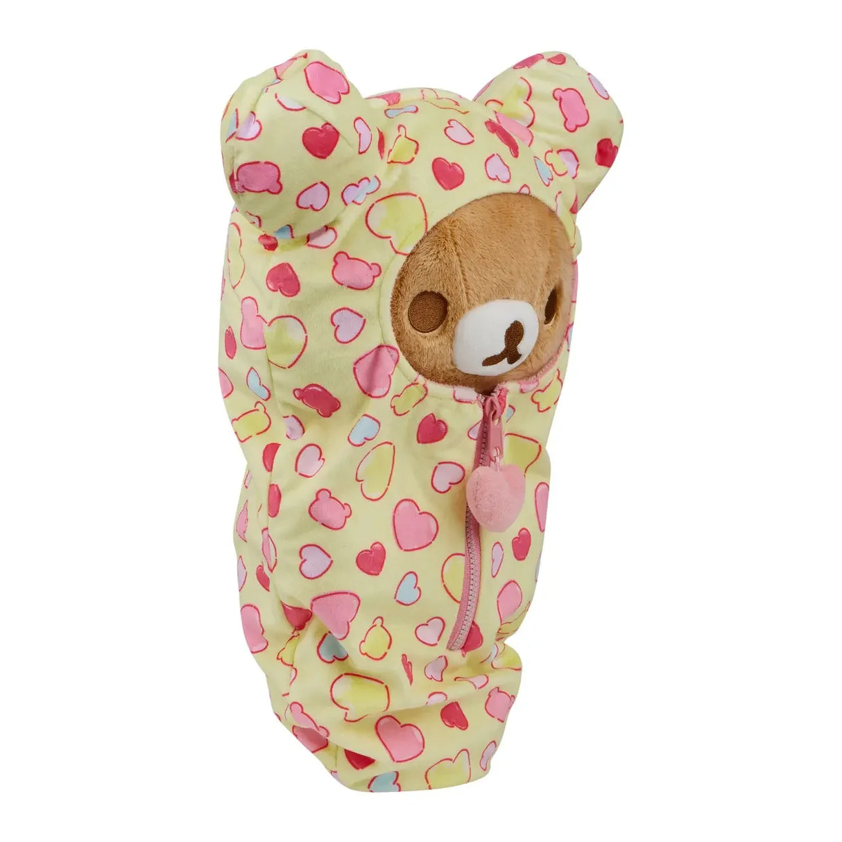 Rilakkuma - Sac de couchage en forme de cœur (34 cm) - Peluche