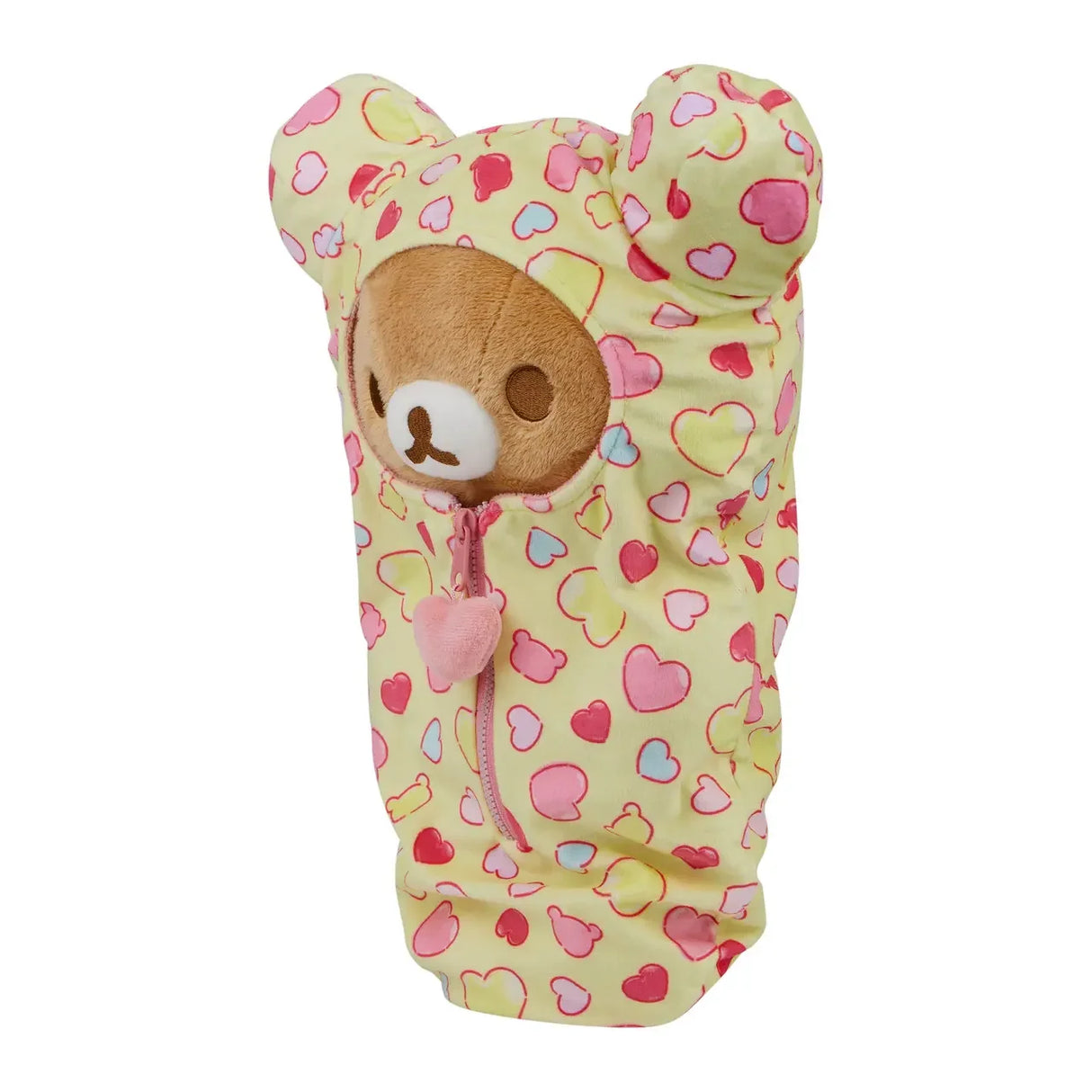 Rilakkuma - Sac de couchage en forme de cœur (34 cm) - Peluche