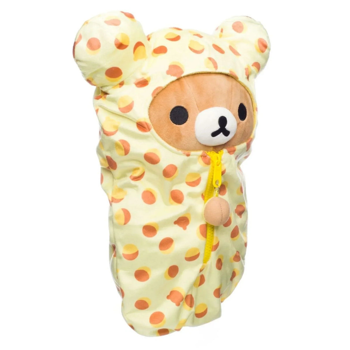Rilakkuma dans un sac de couchage en forme de gland - peluche