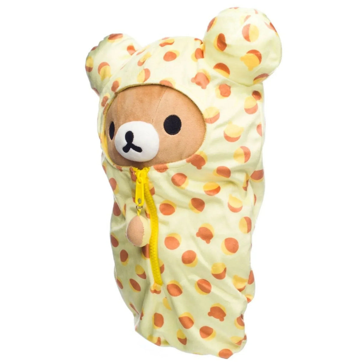 Rilakkuma dans un sac de couchage en forme de gland - peluche