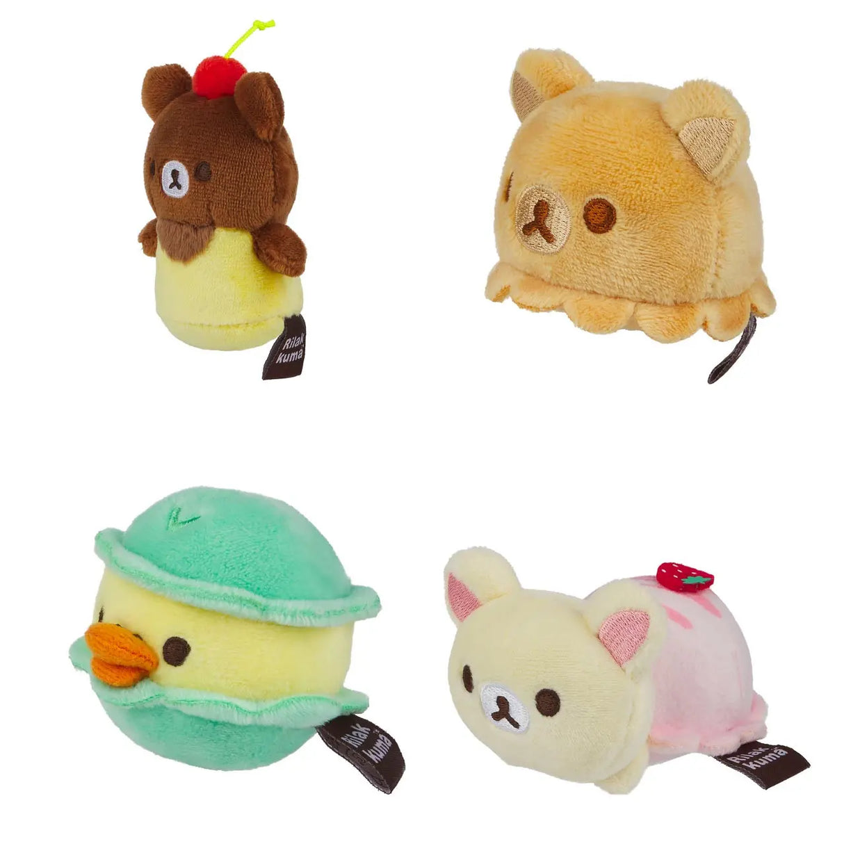 Rilakkuma - Macaron-Box (7.5 cm) - Plüschtier