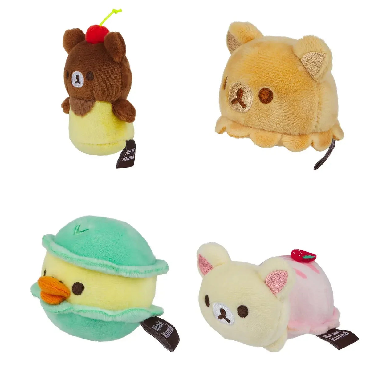 Rilakkuma - Boîte à macarons (7,5 cm) - Peluche