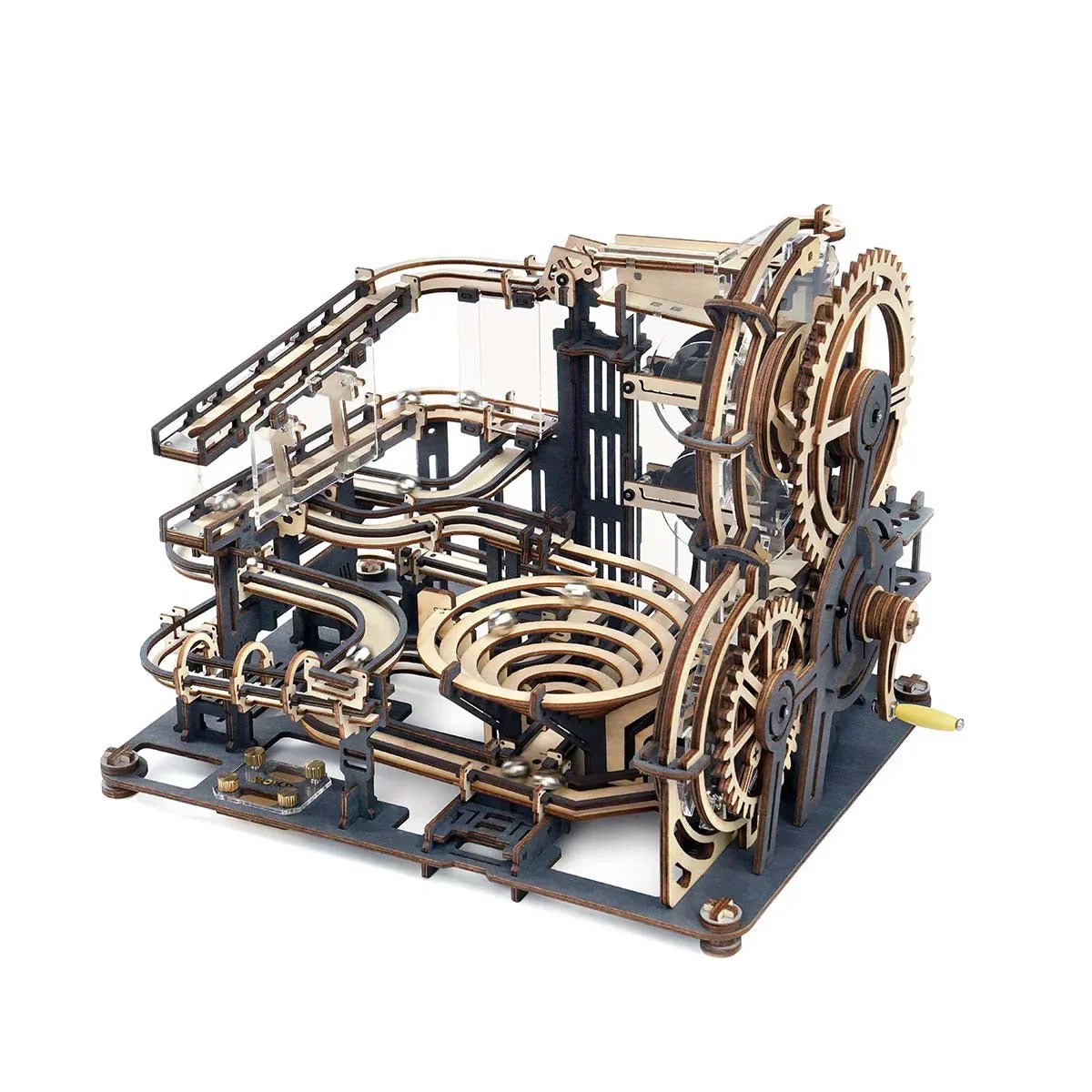 Circuit à billes Night City - Kit de construction en bois 3D
