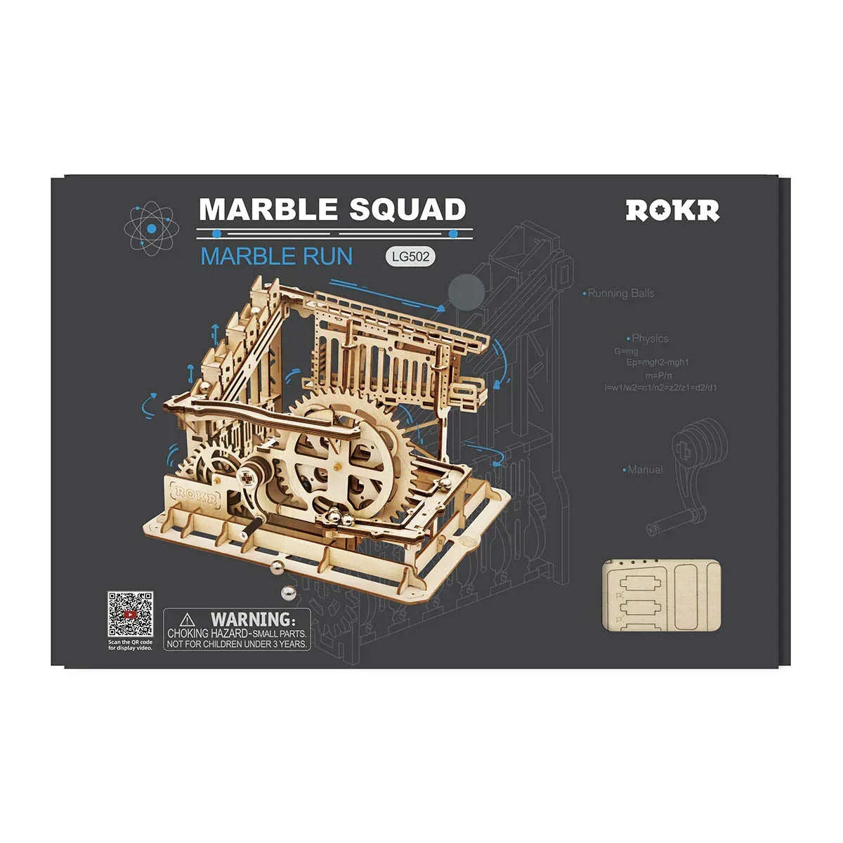 Squad Kugelbahn - 3D Holzbausatz