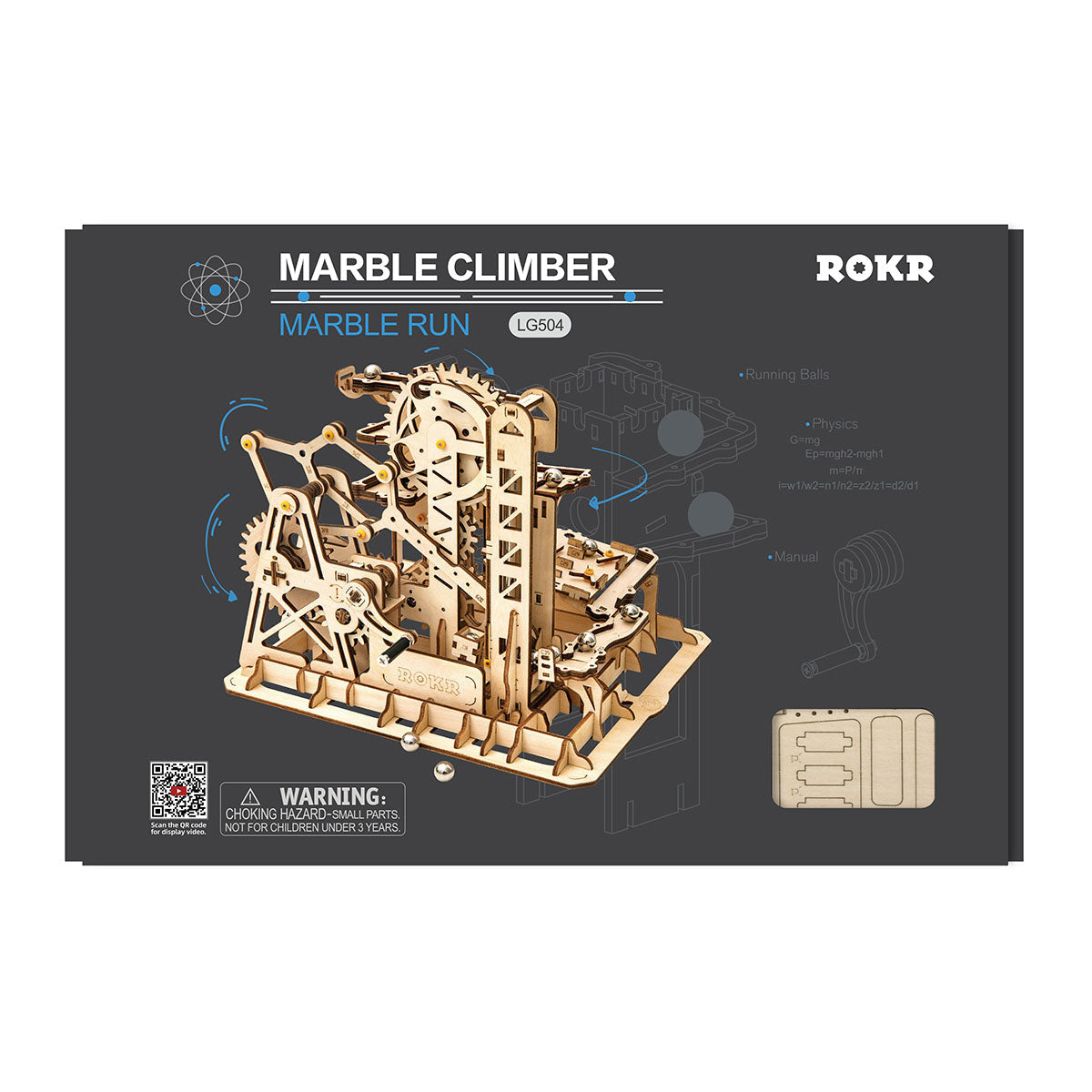 Climber Kugelbahn - 3D Holzbausatz