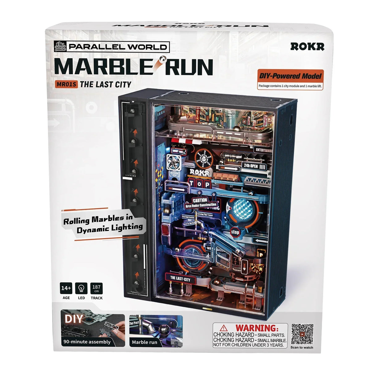 Le circuit de billes The Last City - Kit de construction 3D (plastique)