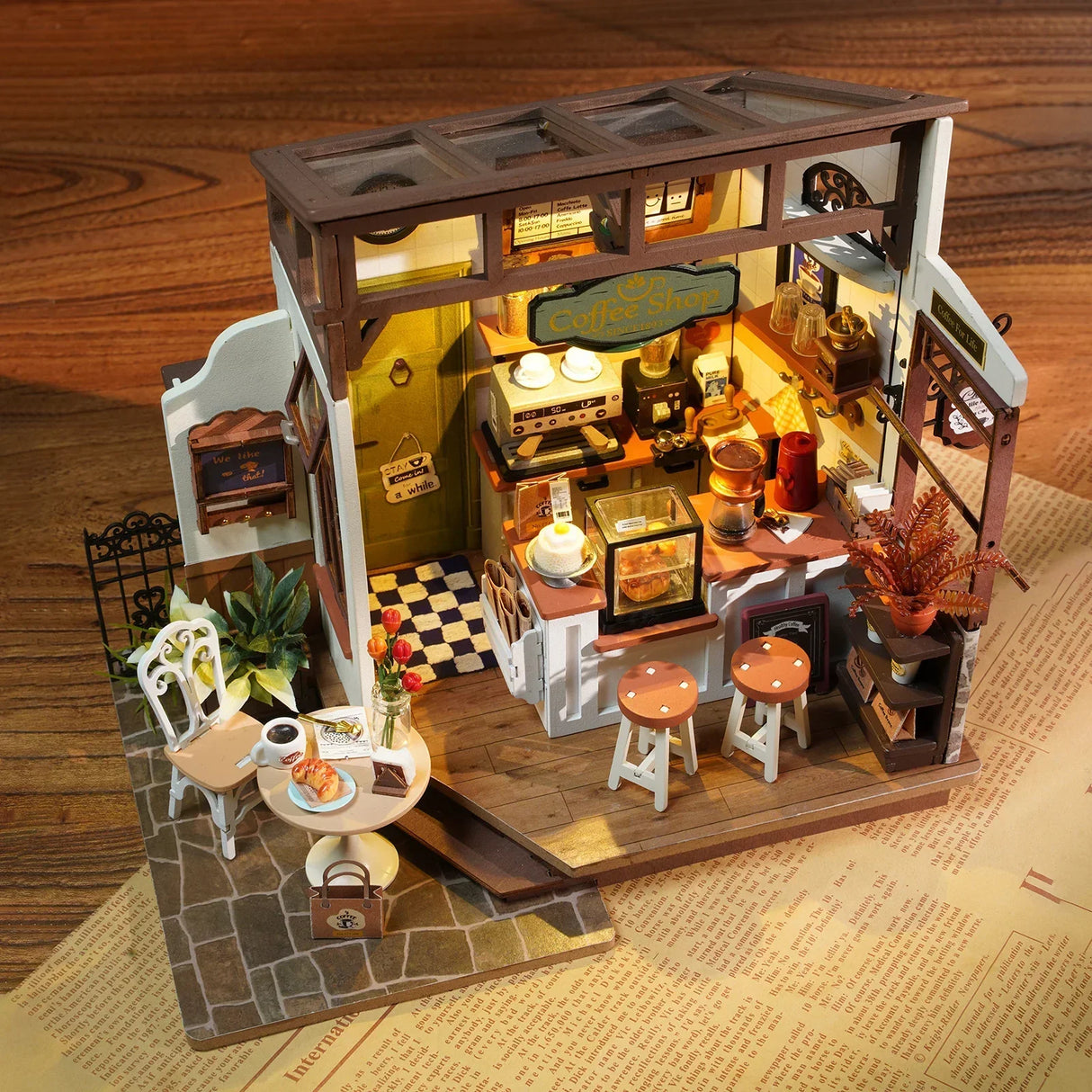 Slow Life Café No.17 - Diorama