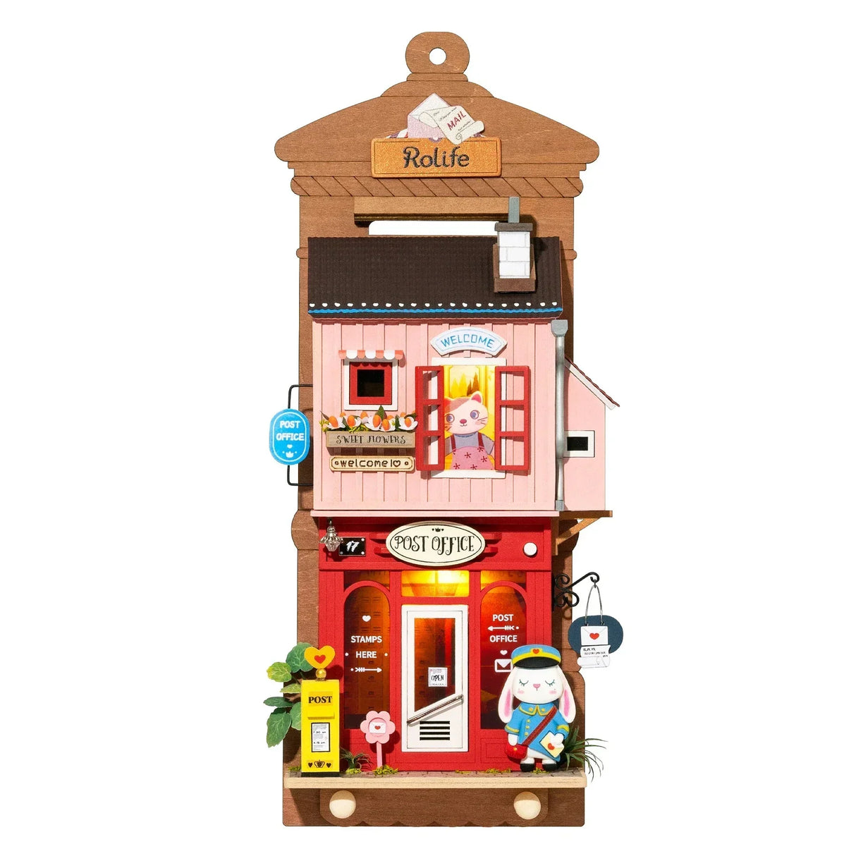 Love Post Office - Diorama zum Aufhängen