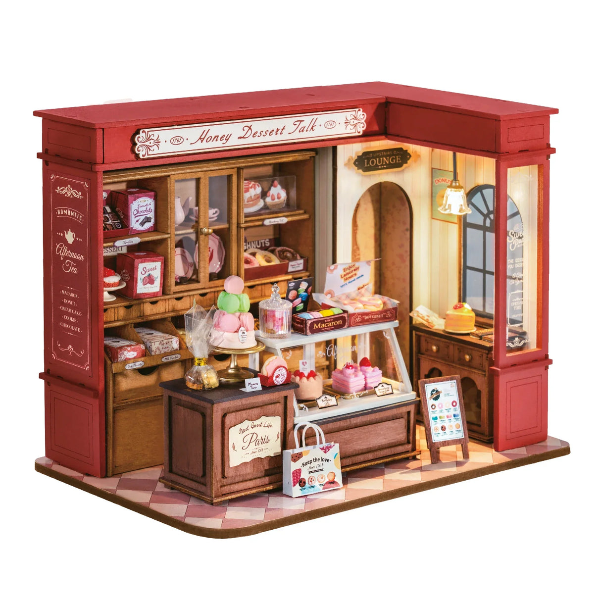 Discussion sur les desserts au miel - Diorama