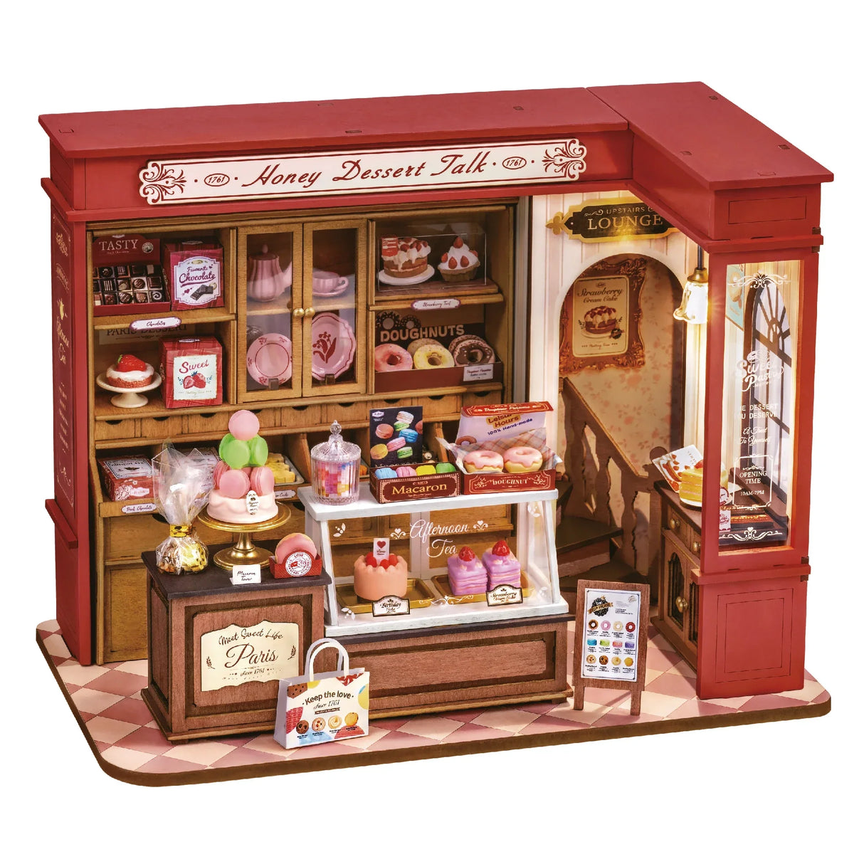 Discussion sur les desserts au miel - Diorama