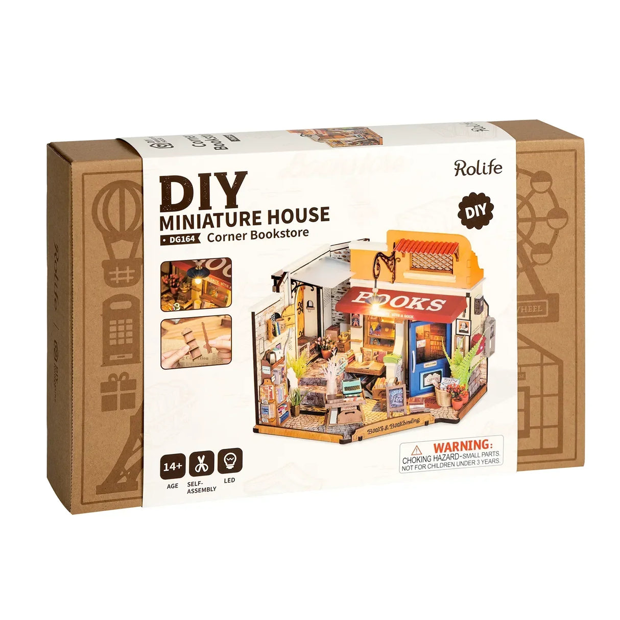 Corner Bookstore - Miniaturhaus