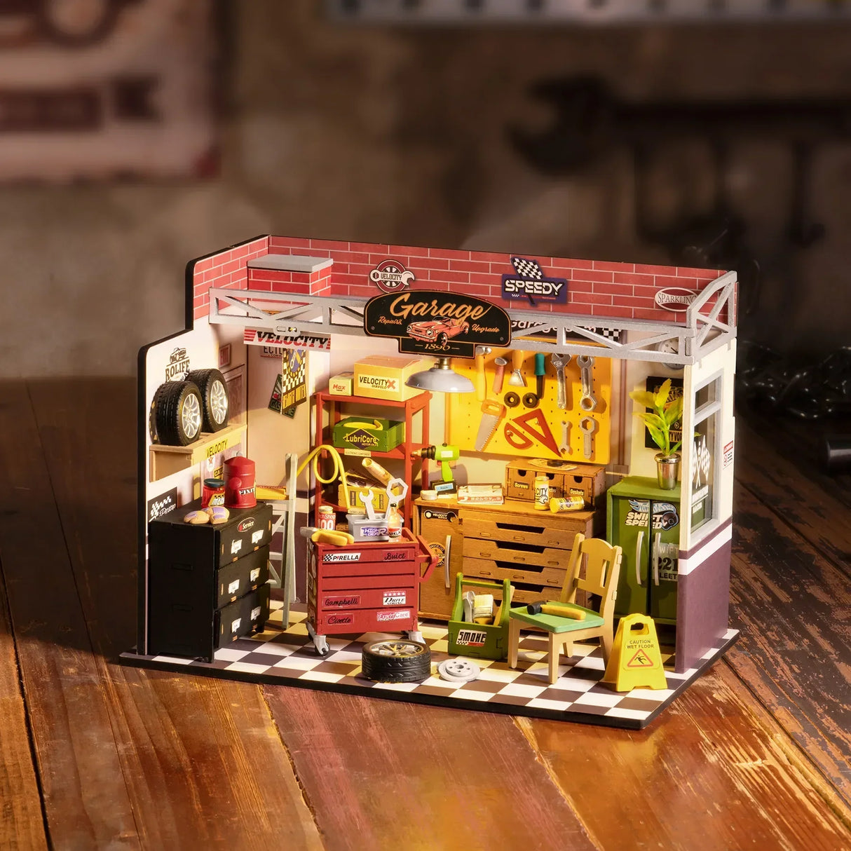 Atelier-garage - Maison miniature