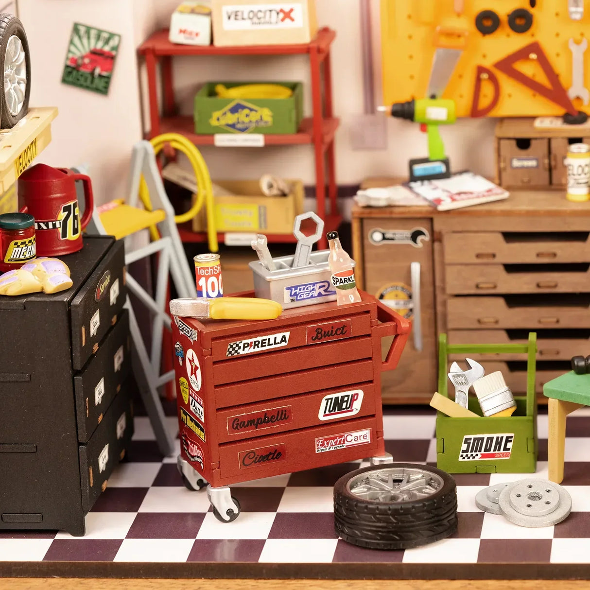 Atelier-garage - Maison miniature