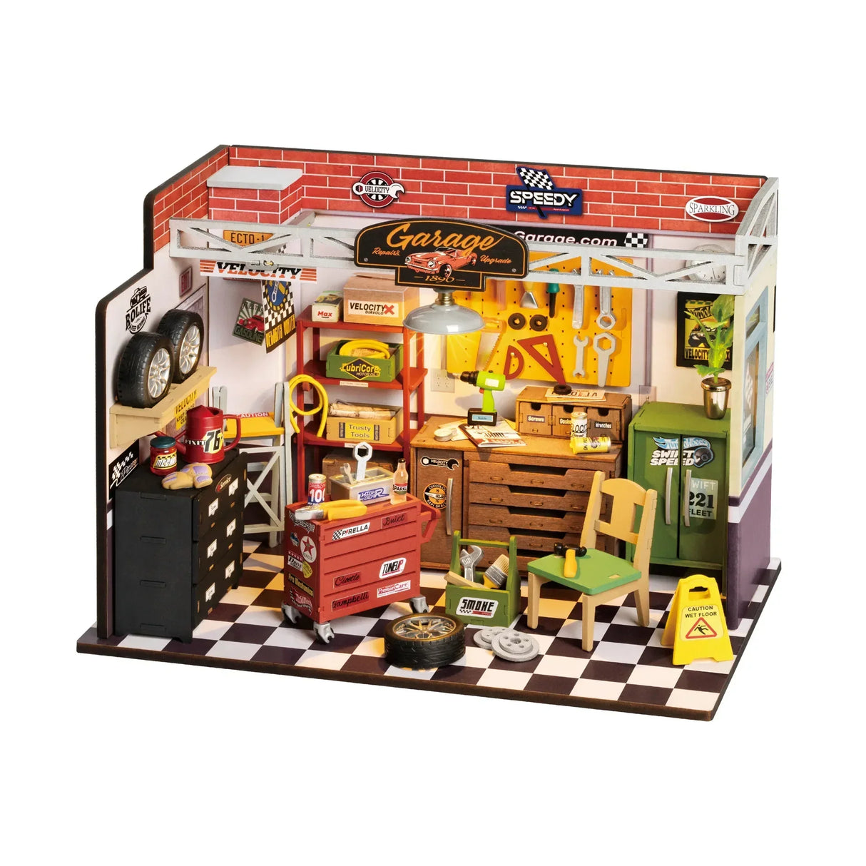 Atelier-garage - Maison miniature