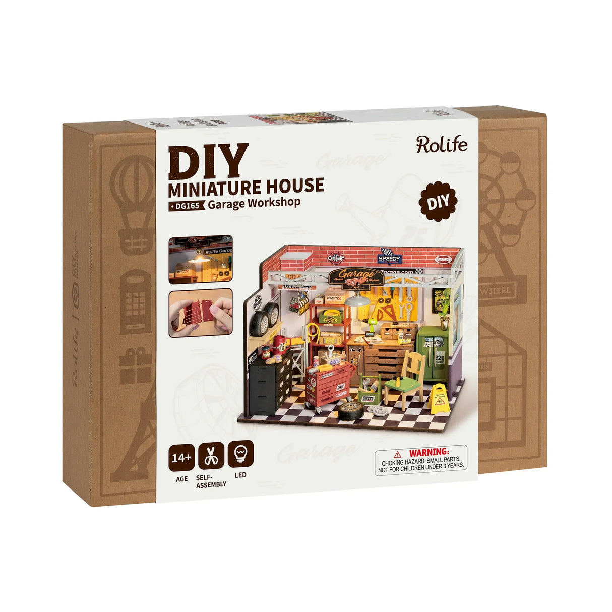 Atelier-garage - Maison miniature