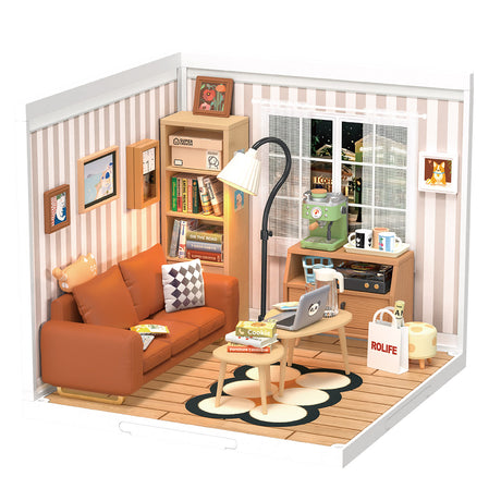 Cozy Living Lounge - Diorama