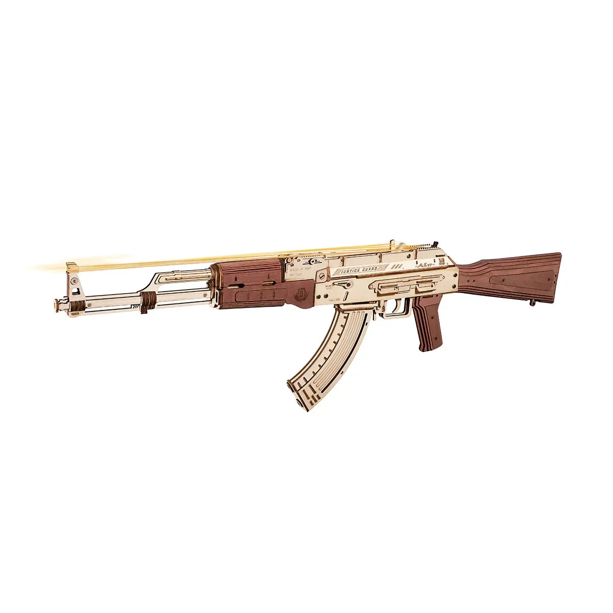 Fusil d'assaut AK-47 - Maquette en bois 3D