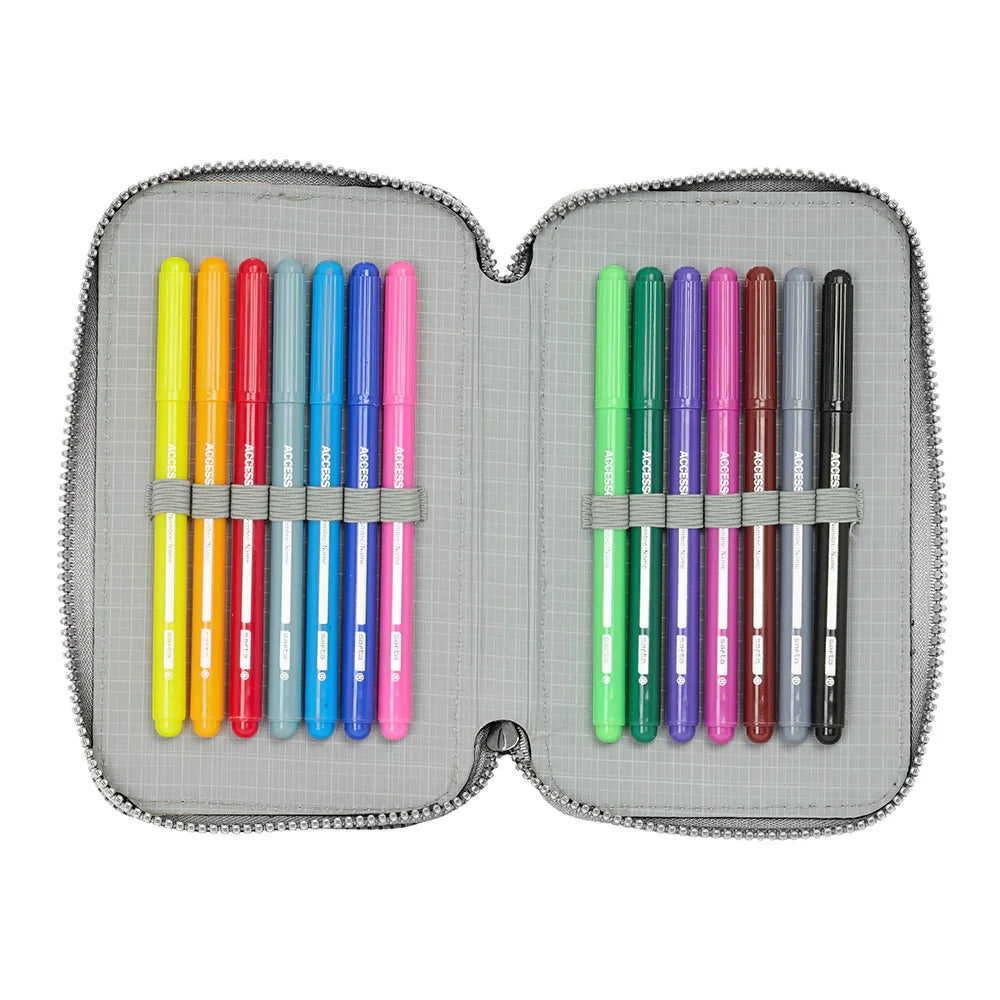 Batman « Game Over » - Trousse comprenant stylos, taille-crayon et gomme (29 pièces)