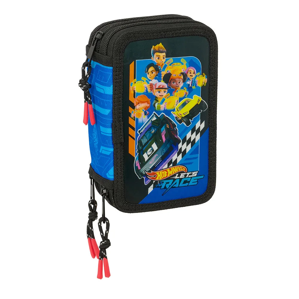 Hot Wheels « Let's Race » - Coffret comprenant des stylos, un taille-crayon, une règle et une gomme (37 pièces)