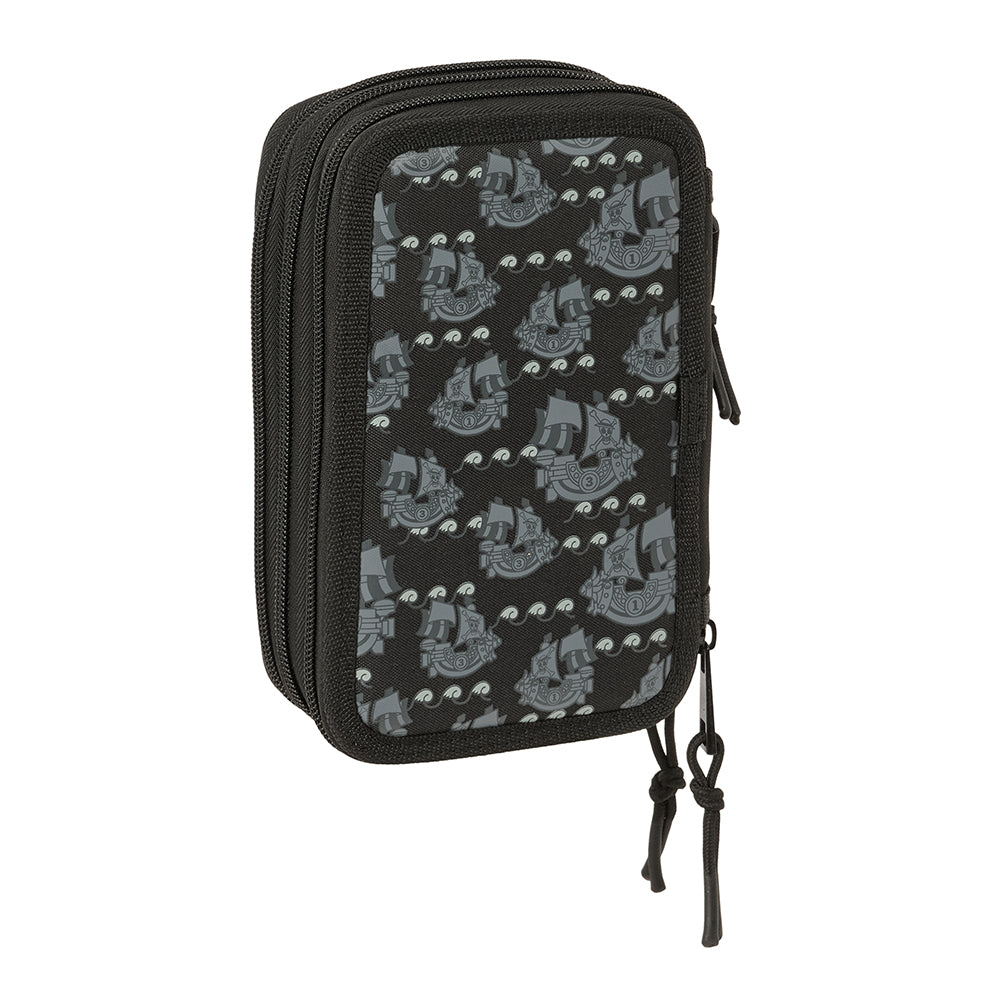 One Piece "Pirates" - Etui inkl. Stifte, Spitzer, Lineal und Radiergummi (37 Teile)