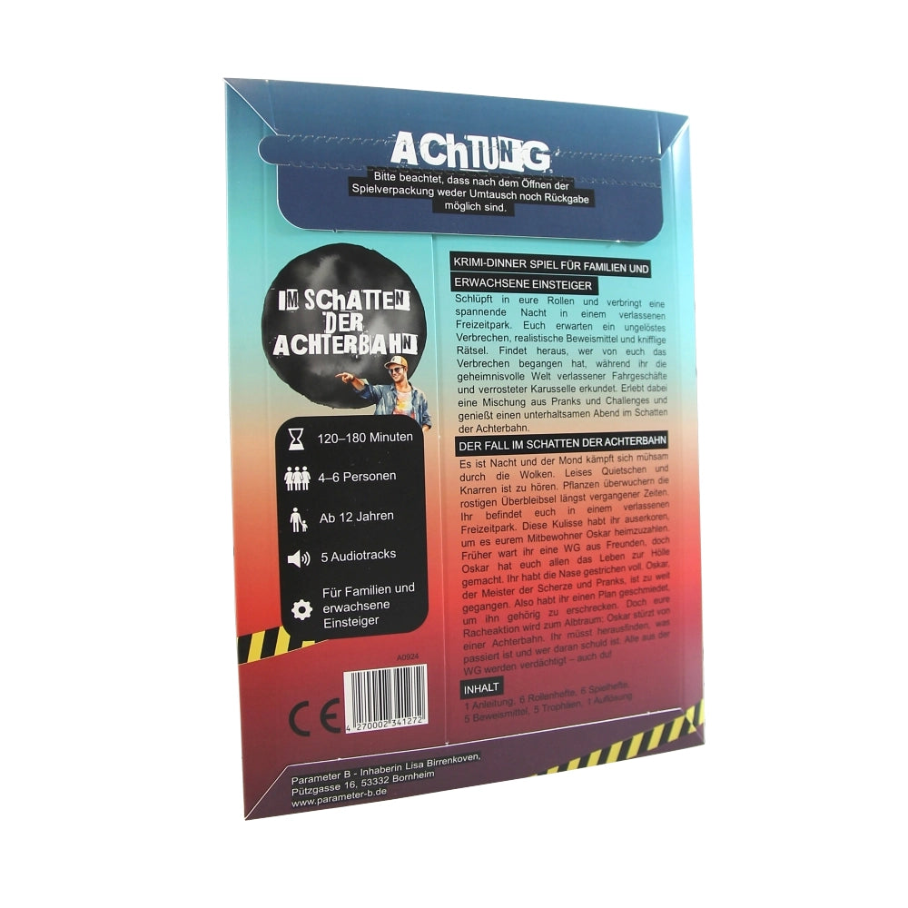 Im Schatten der Achterbahn - Krimidinner