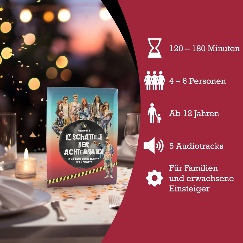 Im Schatten der Achterbahn - Krimidinner