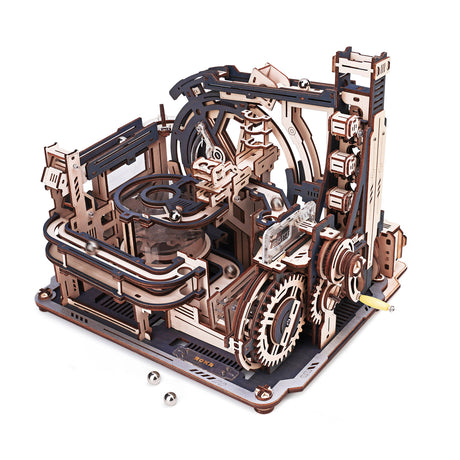 Spaceport Kugelbahn - 3D Holzbausatz