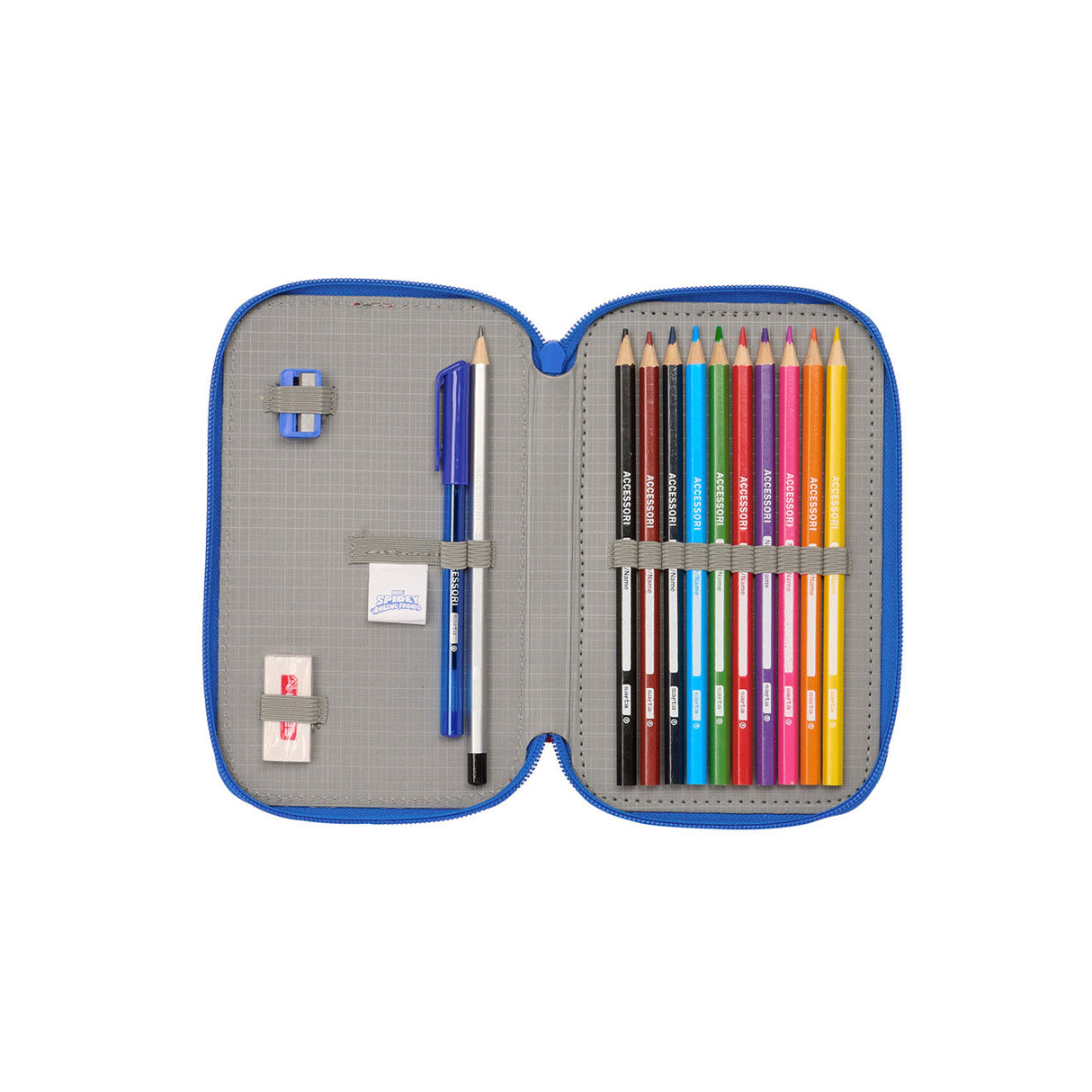 Spider-Man "Amazing Friends" - Etui inkl. Stifte, Spitzer und Radiergummi (28 Teile)
