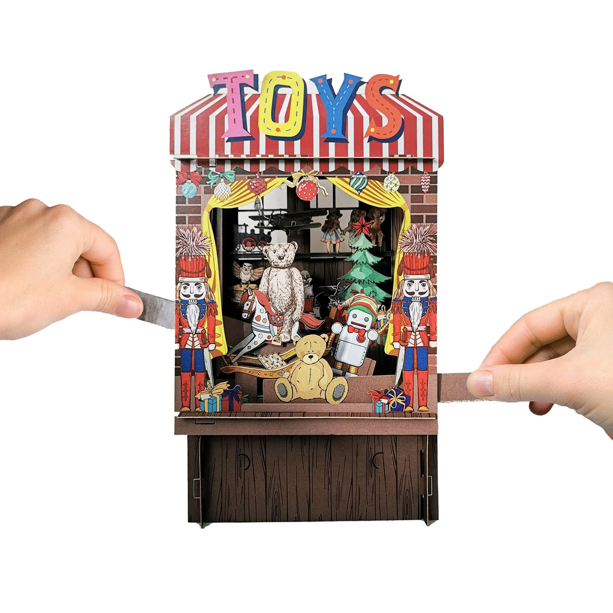 Spielzeugladen - 3D Pop-Up Weihnachtskarte