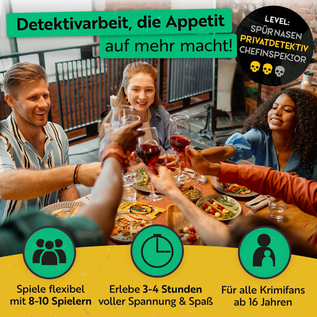 Spielzug mit Mord - Krimidinner