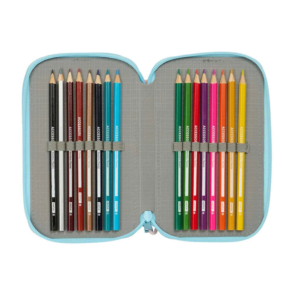 Stitch "Ohana" - Etui inkl. Stifte, Spitzer und Radiergummi (37 Teile)