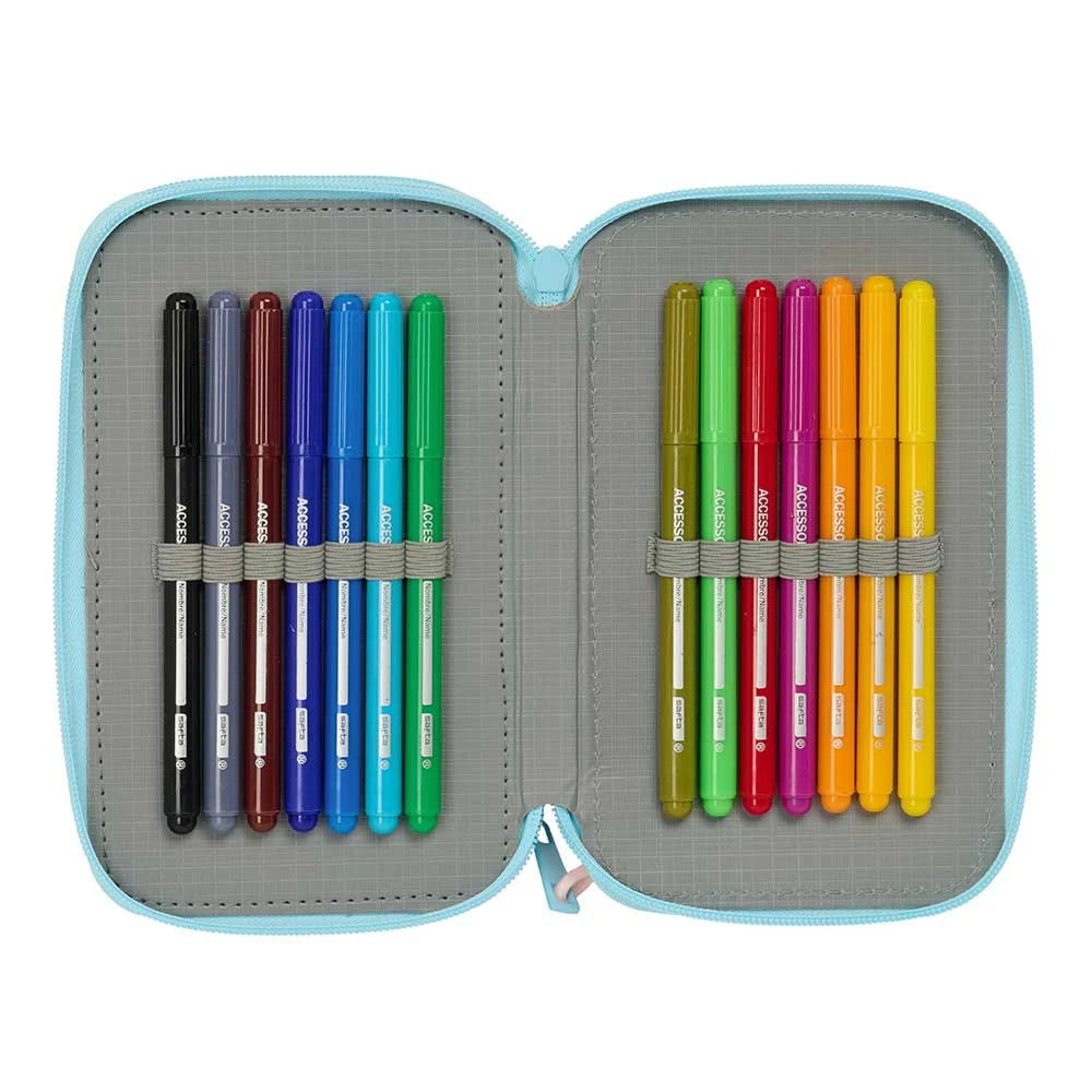 Stitch "Ohana" - Etui inkl. Stifte, Spitzer und Radiergummi (37 Teile)