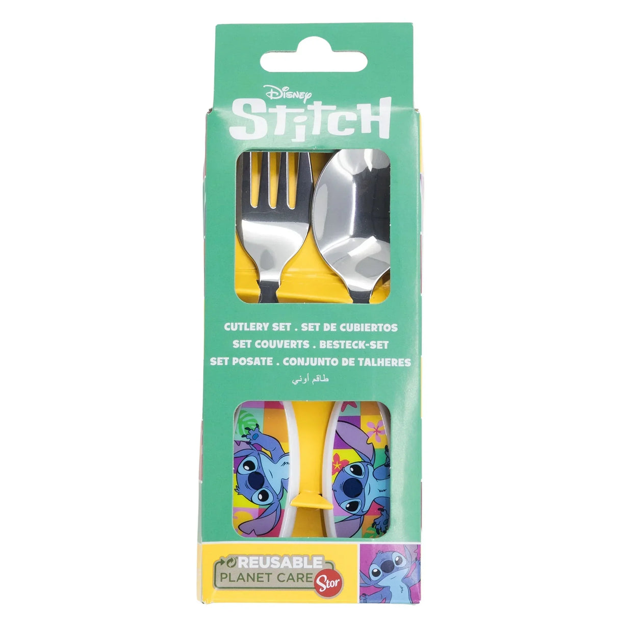 Stitch « Palms » - Ensemble de couverts pour enfants, 2 pièces