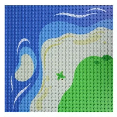 Strand (Ecke) 32x32 - Bauplatte