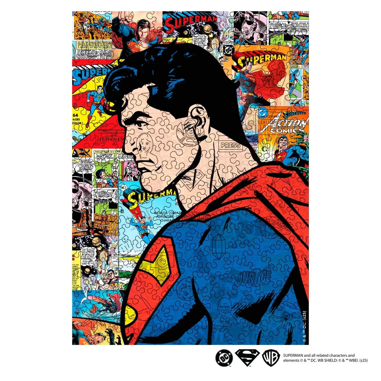 Superman - Comic Icon (232 Teile) - Holzpuzzle