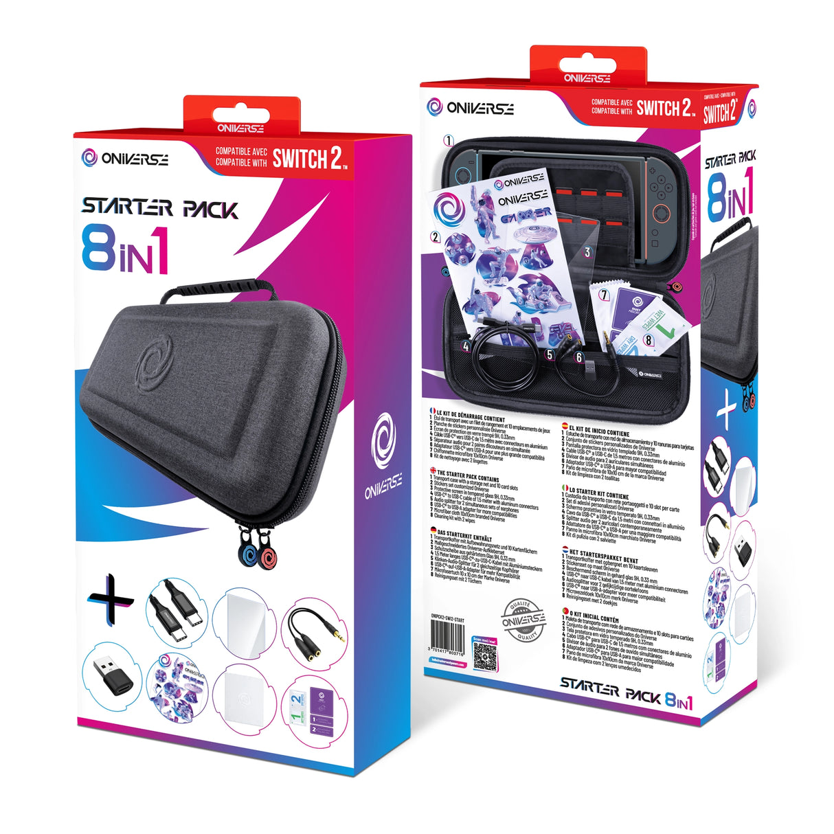 Switch 2™ 8 in 1 Starter-Pack - Gaming-Zubehör