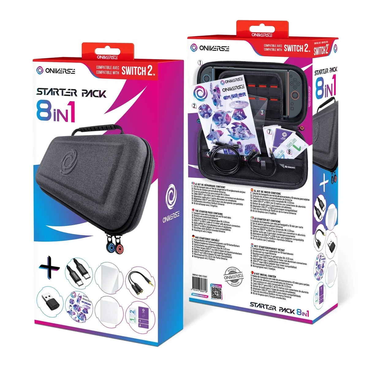 Switch 2™ 8 in 1 Starter-Pack - Gaming-Zubehör