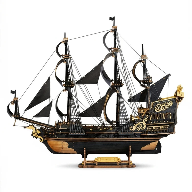 The Seahorse Barque - 3D Holzbausatz