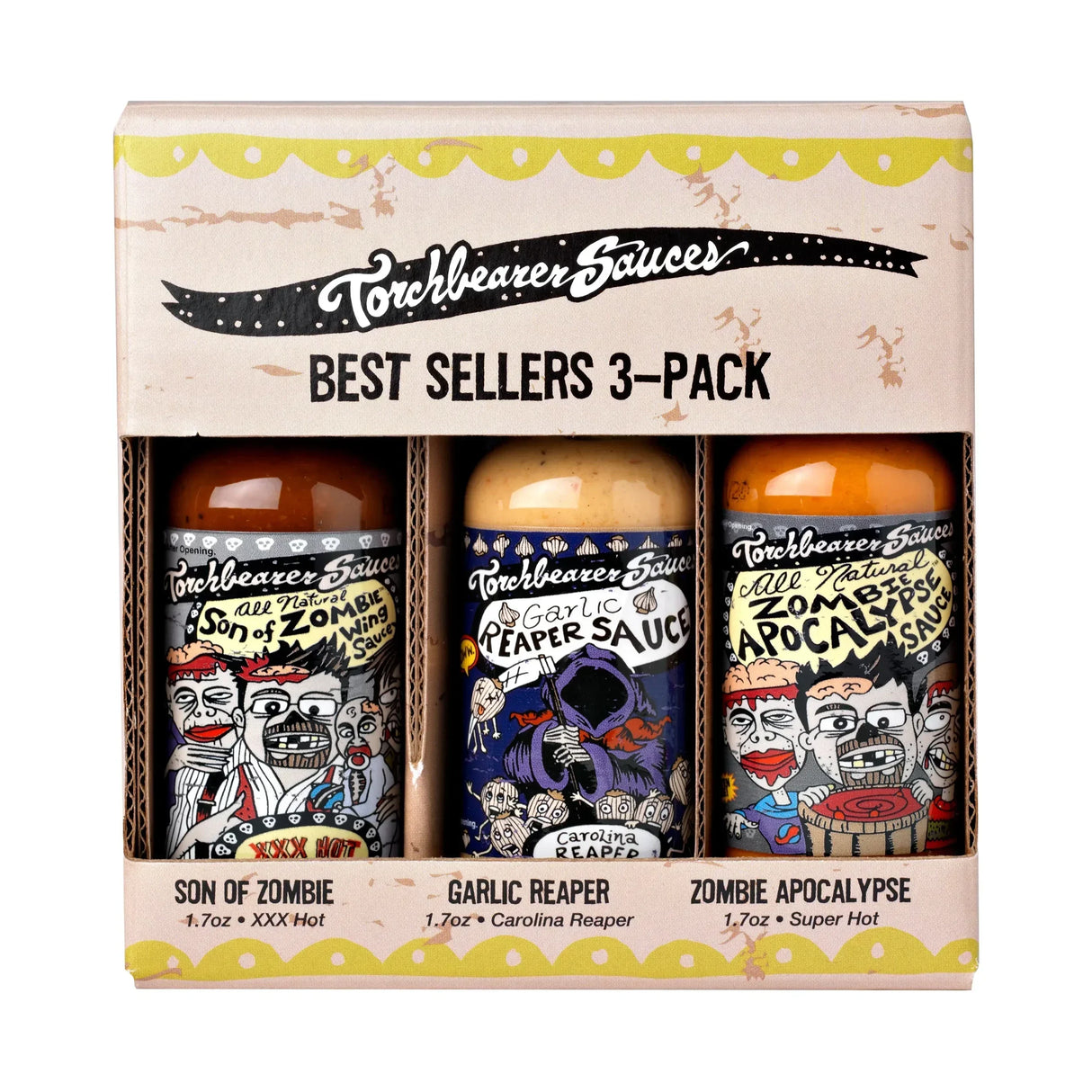 Lot de 3 best-sellers (3 x 50 ml) - Sauce piquante