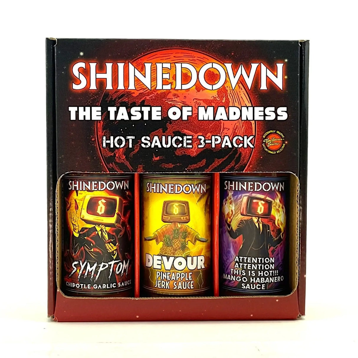Shinedown Taste of Madness (3 x 148 ml) - Scharfe Sauce
