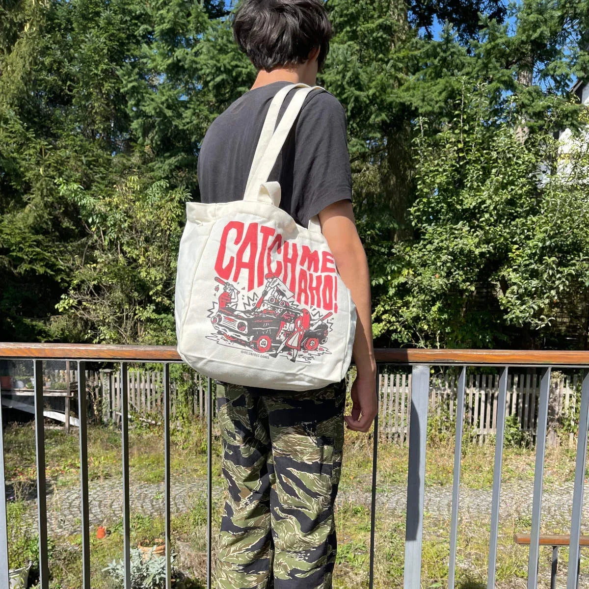 Sac fourre-tout « Attrape-moi, Aho ! »