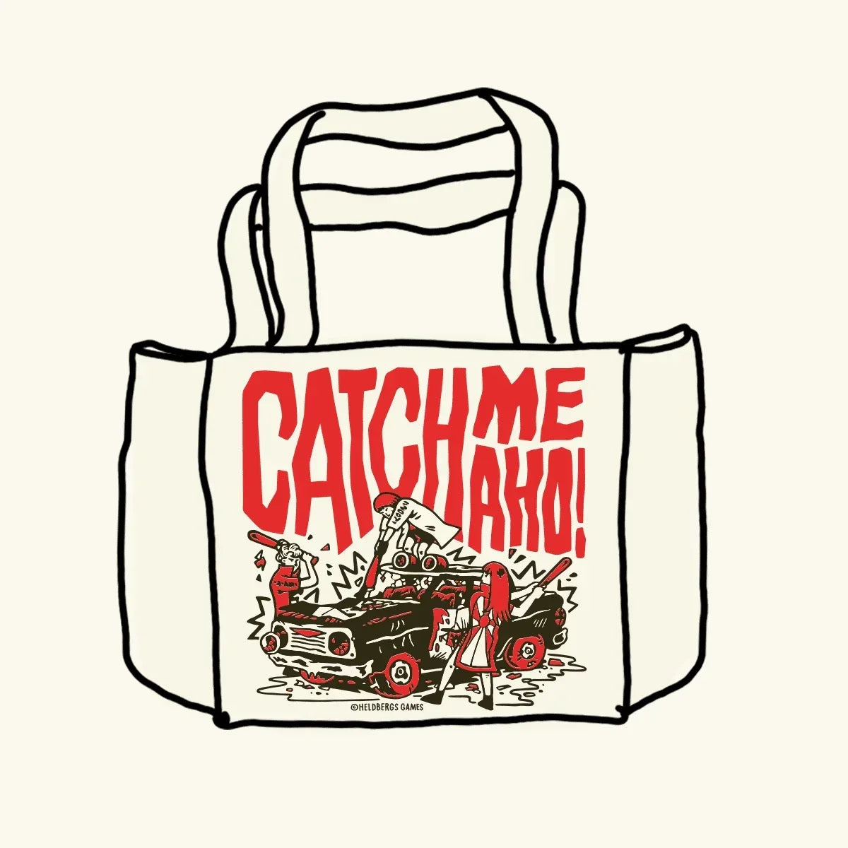Sac fourre-tout « Attrape-moi, Aho ! »