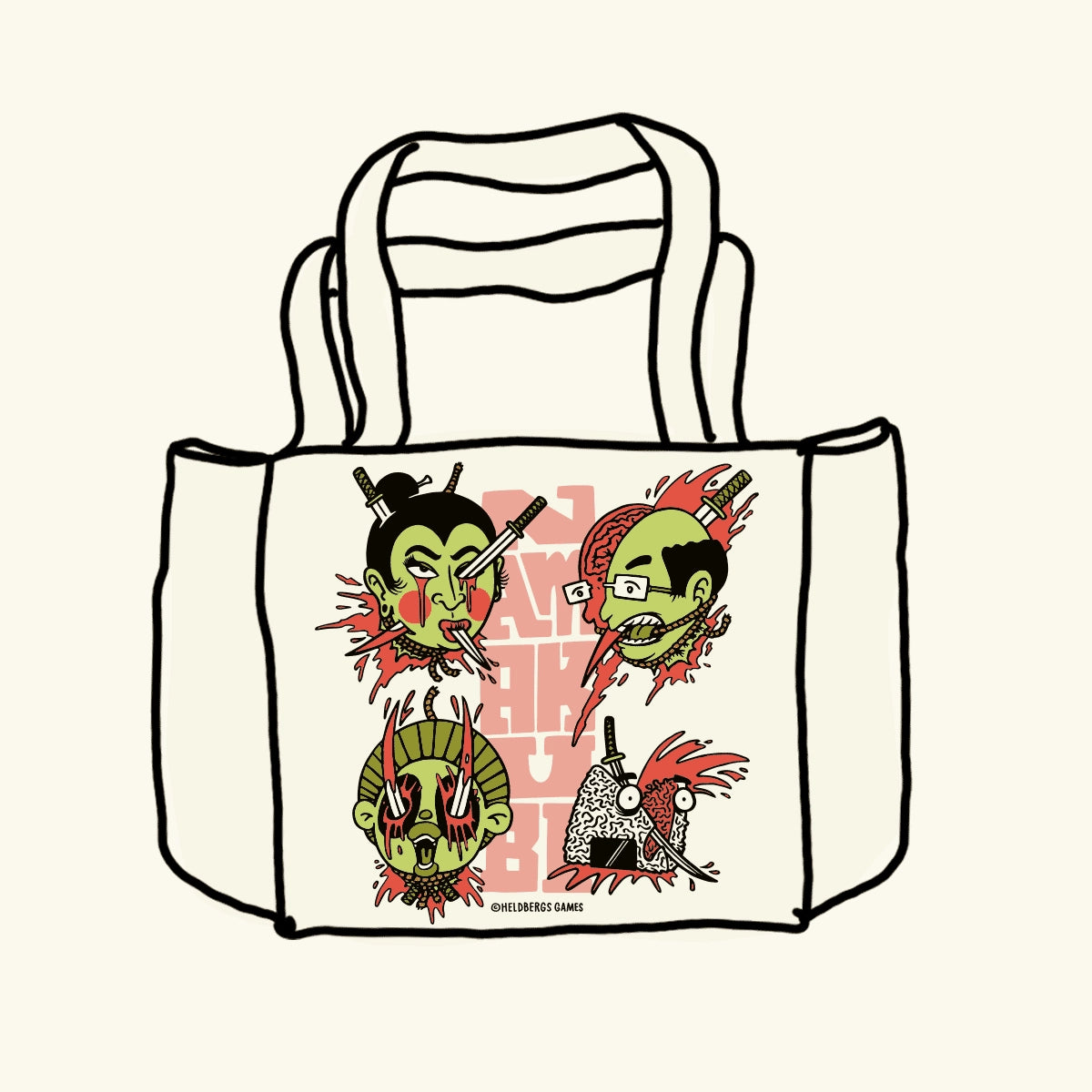 Tote Bag „Namakubi" - Tasche