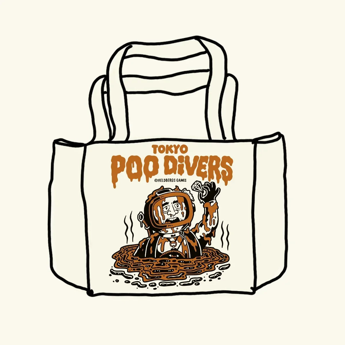 Sac fourre-tout « Tokyo Poo Divers » - Sac de transport