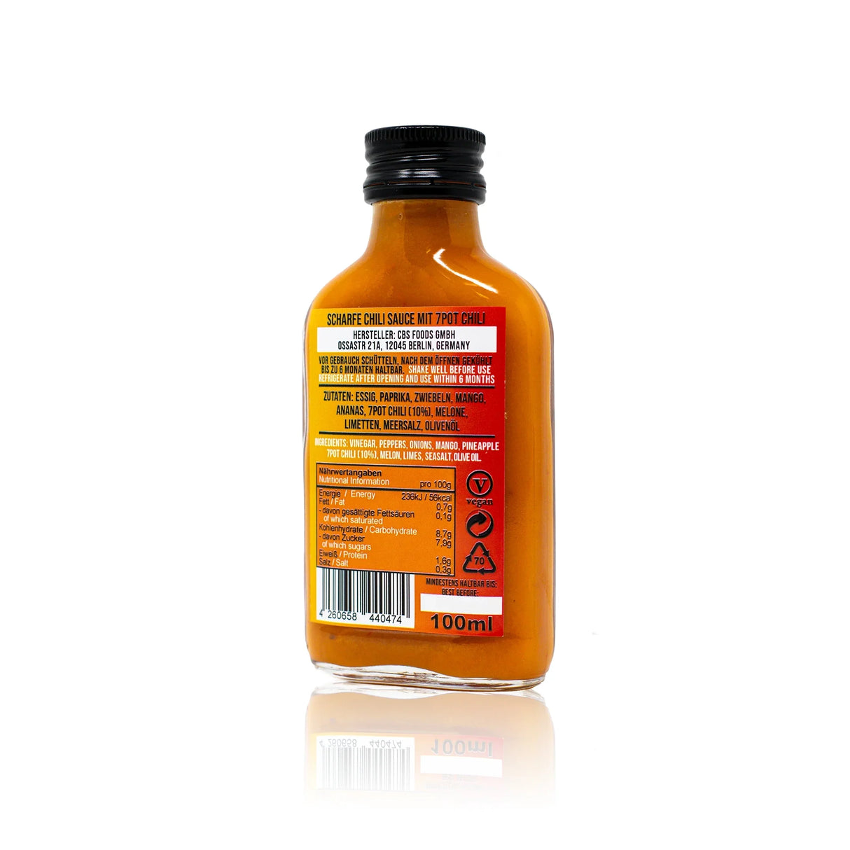 Tropical 7 Pot (100 ml) - Sauce piquante